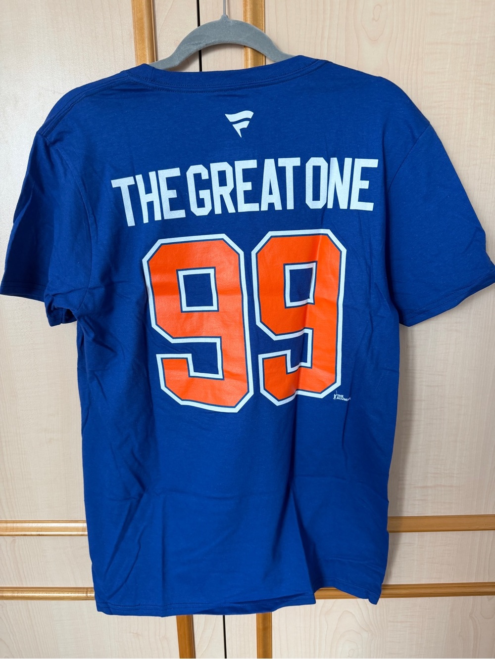 NWT Fanatics Wayne Gretzky Edmonton Oilers "The Great One" T-Shirt - Size M